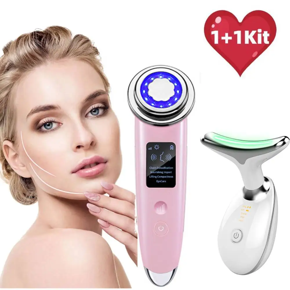 

Фотонный прибор для удаления морщин и подтяжки шеи, 3 цвета