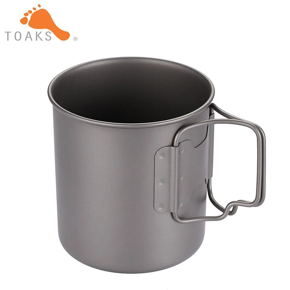 Титановая чашка TOAKS кружка для кофе и чая Ультралегкая отдыха на открытом воздухе