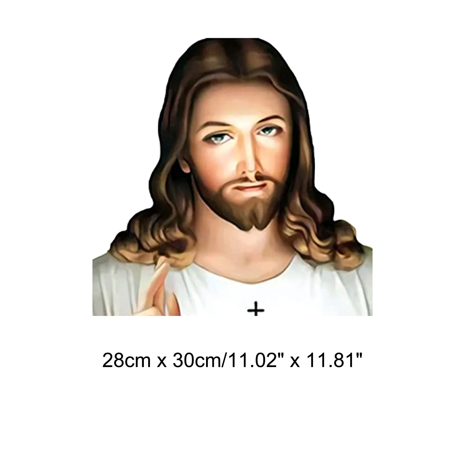 Artudatech Art Classics Ride with Passenger Jesus Christ Funny Decal Car Window Sticker Accessories | Автомобили и мотоциклы