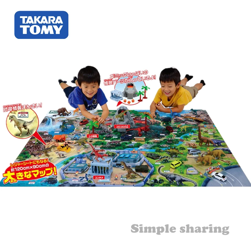 Takara Tomy Tomica Ania парк динозавров модель комплект литья под давлением Смешные