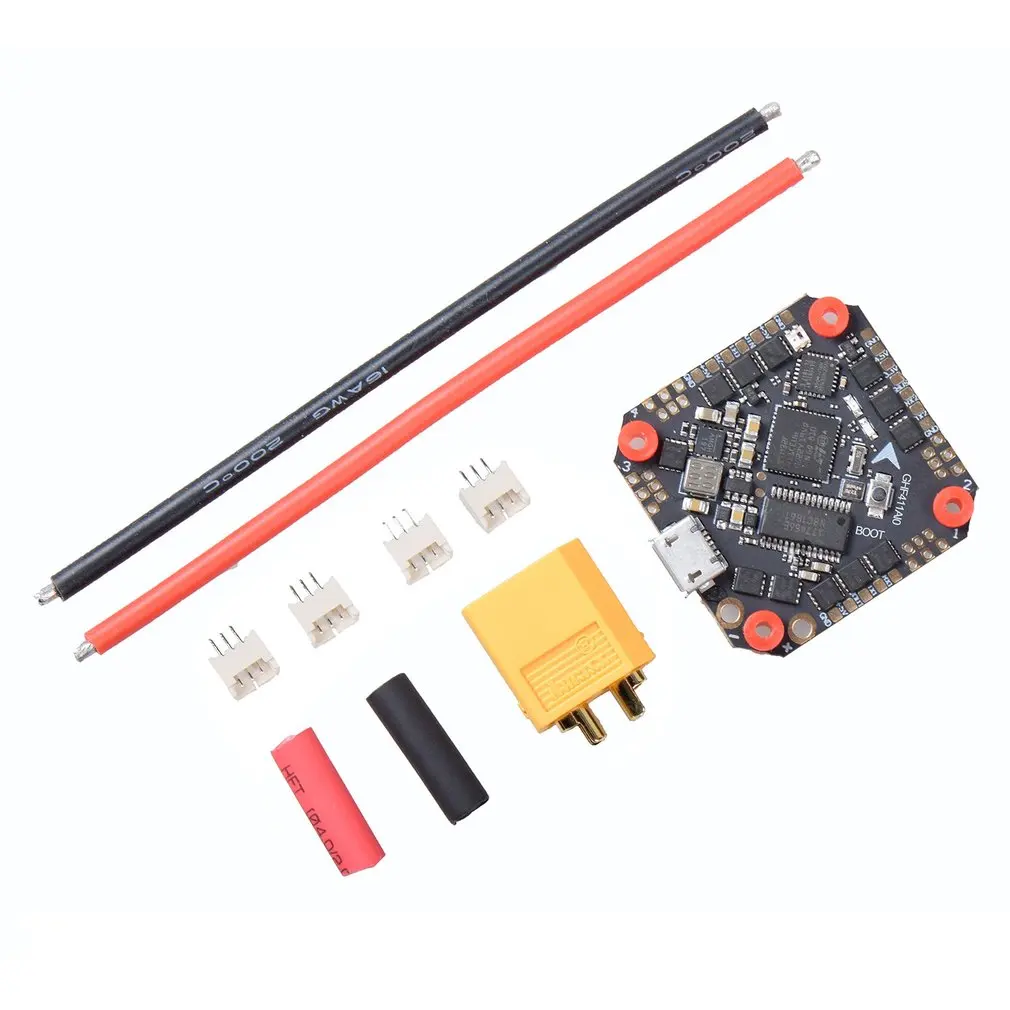 Контроллер полета GHF411AIO F4 AIO Betaflight OSD 2 4S blheli _ S 20A / 30A ESC Бесщеточный для 3 5 ''мини