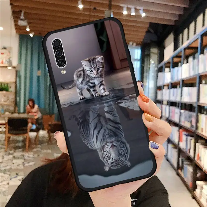 

Animal Cat lovely high quality Phone Case coque For Samsung Galaxy A note S 9 10 40 50 71 30 21 s 20 E j4 plus M21 51