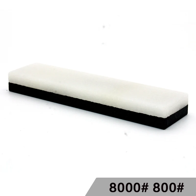 800 8000 grit Для заточки ножей камень 100 мм* 25 мм* 10 мм отточка на точильных камнях инструмент двойные стороны вода хонинговальный Камень Натуральный шлифовальный камень - Цвет: 800 8000 grit