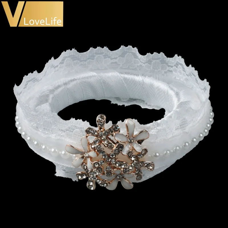 6 шт. свадебное кольцо для салфеток с кружевом искусственные цветы украшения