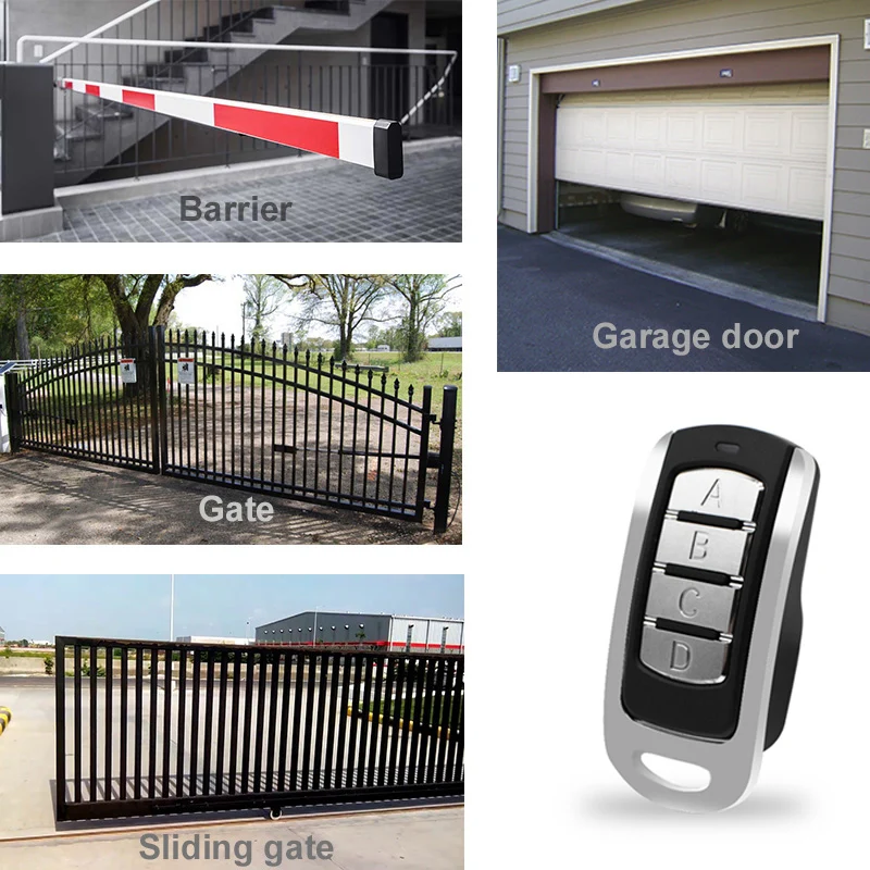 

5x Garage door Control opener key duplicator remote garage Rolling Code 433.92 868 MHz clone Gate garage command