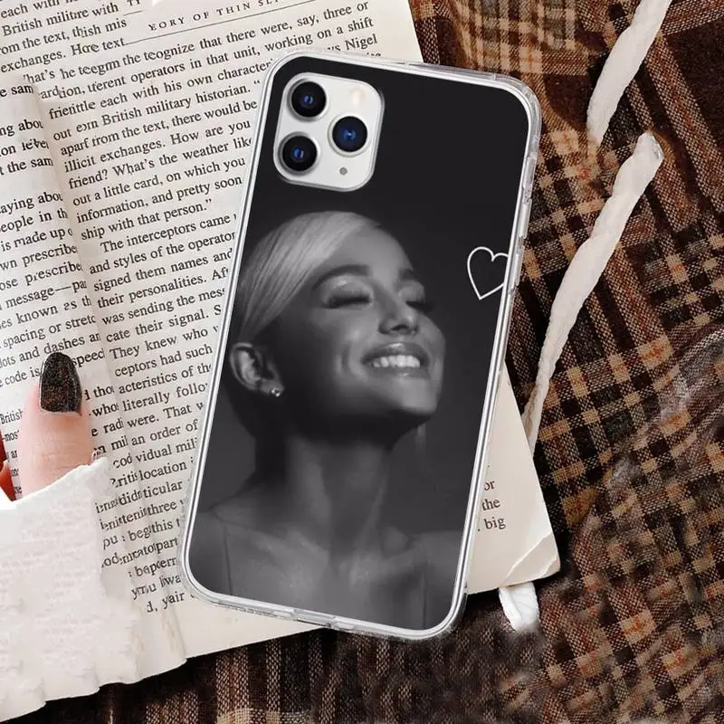 

Sexy Girl ARIANA GRAND Phone Case for iphone 6s 7 8plus xr xs max 11 12 pro max mini funds clear