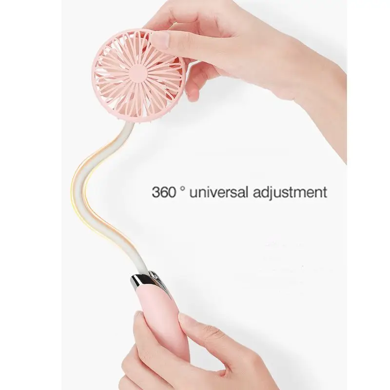 

Detachable Portable Hanging Neck Fan USB Charging Handheld Fan 2 Gear Air Cooler Dropshipping