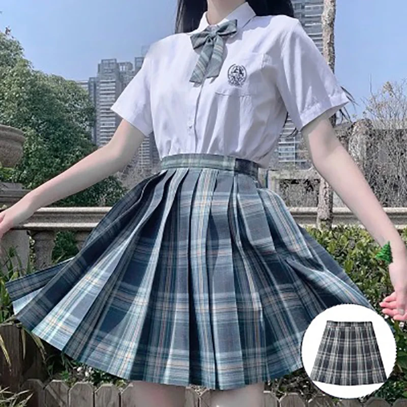 Richkeda магазина объявлена японский Harajuku женские Высокая Талия плиссированная юбка