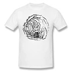 Футболка с изображением рыцаря с вырезами, белая футболка с принтом Исаака, летние большие футболки