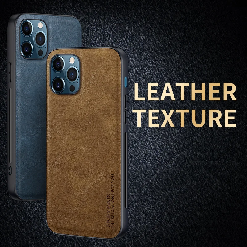 

Luxury High Quality Car Magnetic Silicone Soft Shockproof PU Leather Phone Case For iPhone 12 Pro Max MINI 11 8 Cover Fundas bag