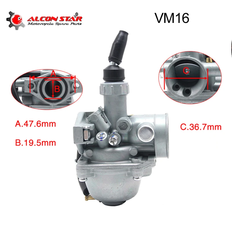 Карбюратор Alconstar Mikuni VM16 ручной дроссель карбюратора для Honda XR50 CRF50 CRF70 50 куб. См 70 90