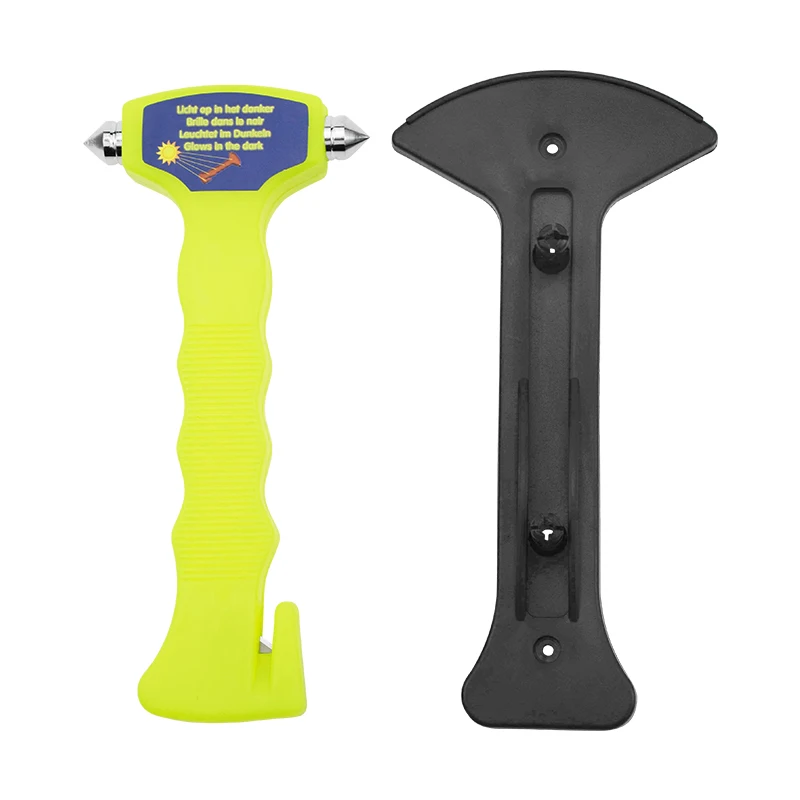 

Аварийный фотомолоток, разбрызгиватель для стекла автомобиля, резак для ремня безопасности, инструмент, светящийся аварийный молоток для а...