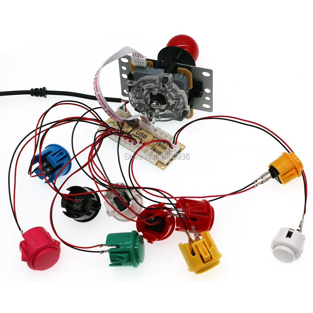 Набор аркадных джойстиков DIY для творчества USB энкодер с нулевой задержкой