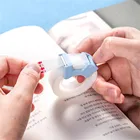 2 шт. прозрачная самоклеящаяся лента с небольшим режущим инструментом, 50 мх12 мм * 20 лет (18,3 м), Kawaii, школьные канцелярские принадлежности, переносной диспенсер для ленты