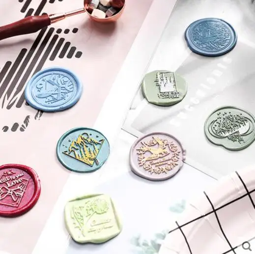 Воспламенная краска уплотнение звезды Кита Кошки Путешествия ins Sen воск для