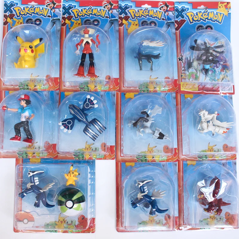 Покемон фигурку куклы игрушки для детей Pokeball рождественские подарки дильга Reshiram