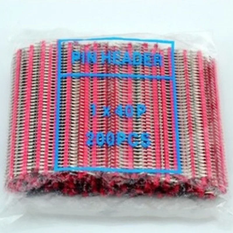 200 шт. 1x40 контактов 2 54 мм|4 pin male|header maleheader 2.54mm |