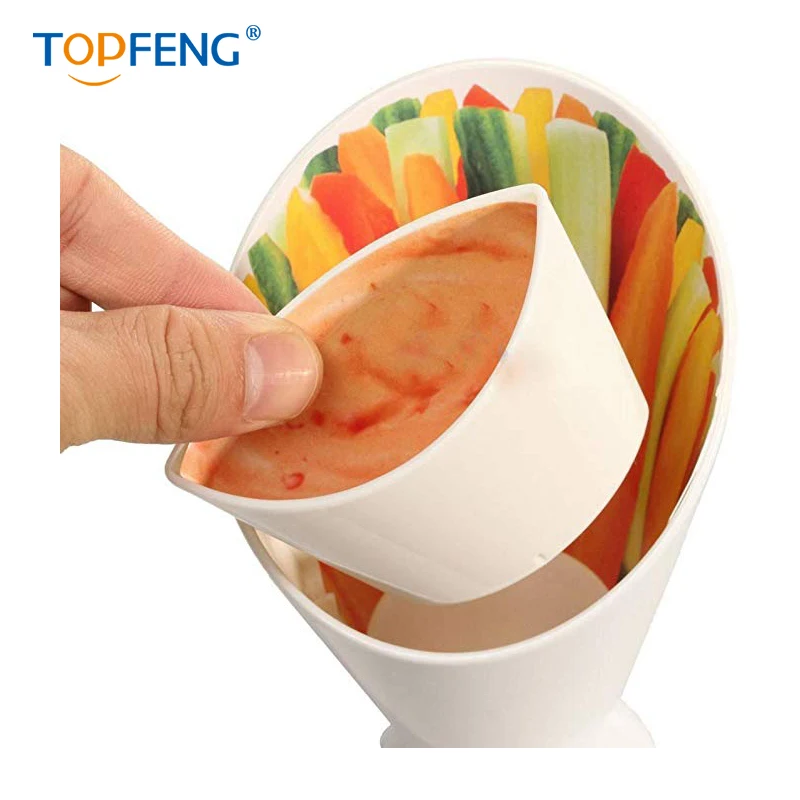 2 в 1 французский конус для картошки фри с чаша макания инструмент картофеля