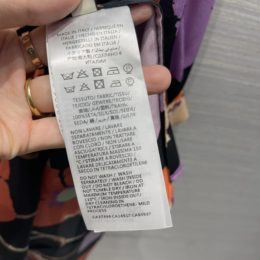 

2021 spring dress women fashion retro style flower silk dress 100% printed silk dress