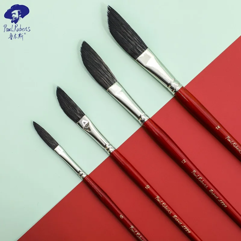 Официальная Акварельная кисть Pual Rubens для выпечки красного вина дерева лака нож