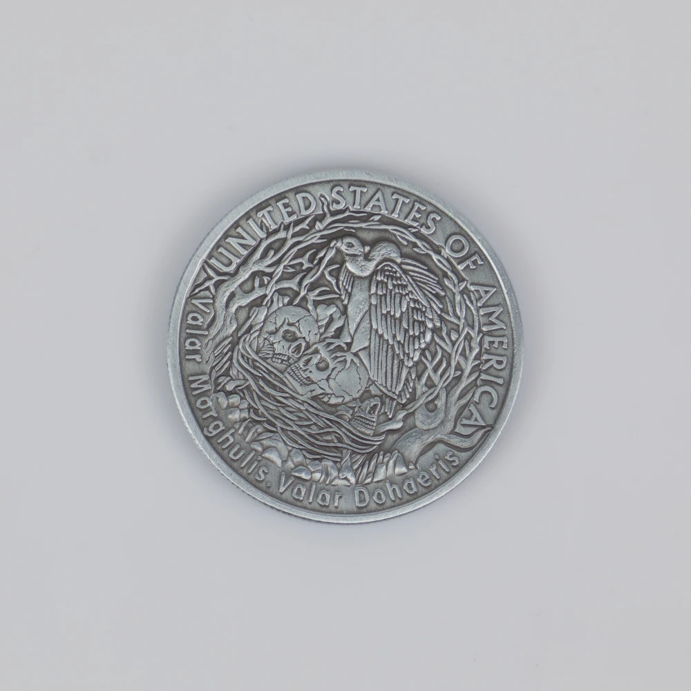 

Cosplay Game of Arya Many-Faced God Coin Metal Halloween Accessories Props