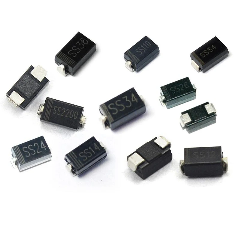 Диод SMD 100 SOD-0805 1N5819 1N4007 1N4148 so123 SOD-123 323 1N4148WS 1N5819WS B5819WS so323, 1206 шт.