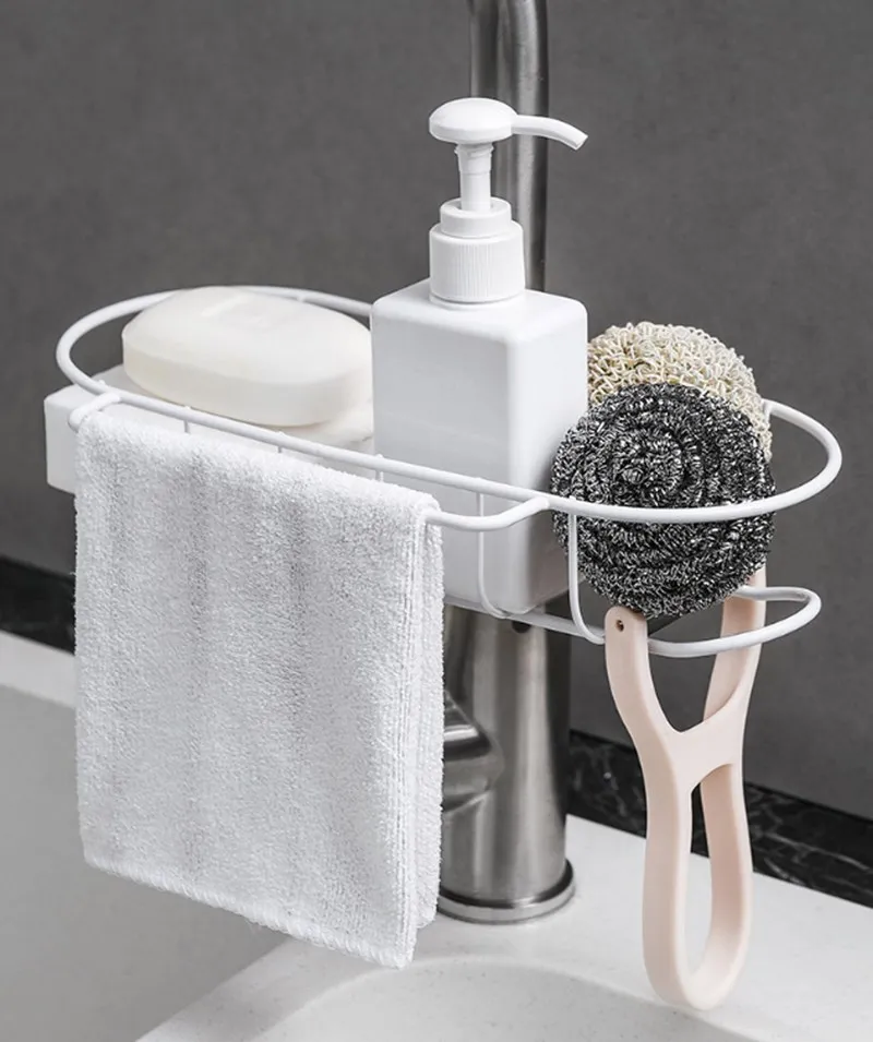 2019 практичный домашний кухонный органайзер для хранения моющего средства губки