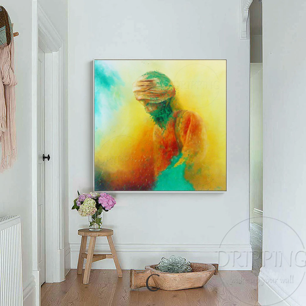 Художественный дизайн ручная роспись высокое качество индийская фигурка