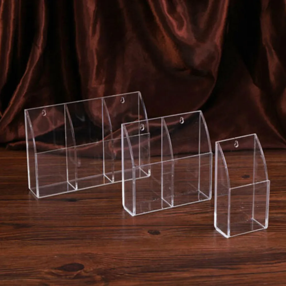 

Box Storage TV Remote Control Holder Wall Mount Acrylic Organizer Stand For Home Kitchen Box Storage