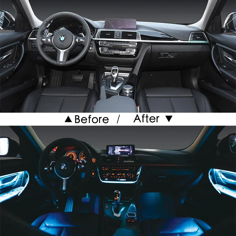 Автомобильная декоративная лента для BMW X5/X6 8/9/11 цветов светодиодсветильник