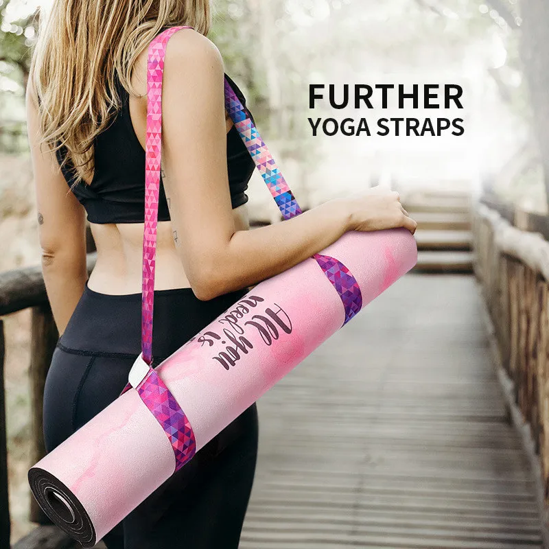 Неэластичный плотный тканевый ремень для занятий йогой аксессуары спортивный с