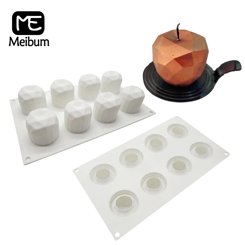 Силиконовая форма для торта с яблоком 8 ячеек сделай сам в виде свечи инструменты