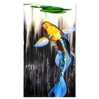 Большая Diy Алмазная Картина Koi Fish Алмазная вышивка наборы вышивки крестиком полная квадратная круглая мозаика для алмазной вышивки Свадебные украшения L935