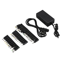 34pcs universal power adapter 96w 12v to 24v adjustable portable charger for dell toshiba hp asus acer laptops eu plug promotion