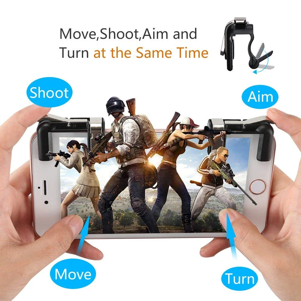 Игровой триггер для стрельбы кнопка прицеливания Джойстики смартфона игровой