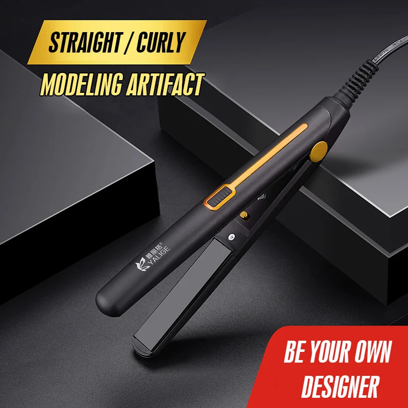 Мини-выпрямитель для волос 2 в 1 профессиональный гофрированный выпрямитель |