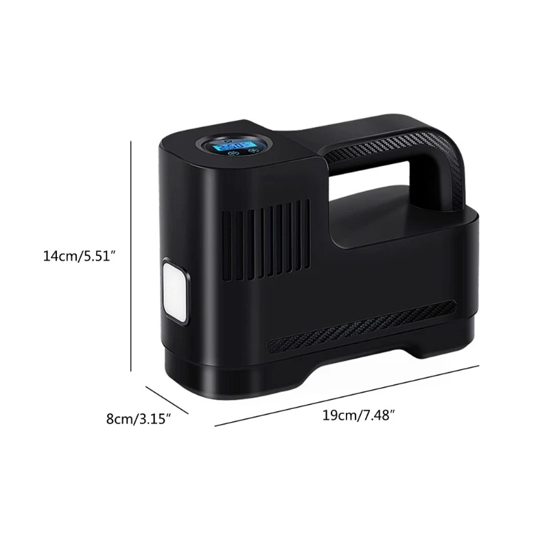 

32GB Multipurpose Inflator Tools Light Weight Car Tire Air Pump 12V/120W Wireless Air Compressor Vehicle Accessories