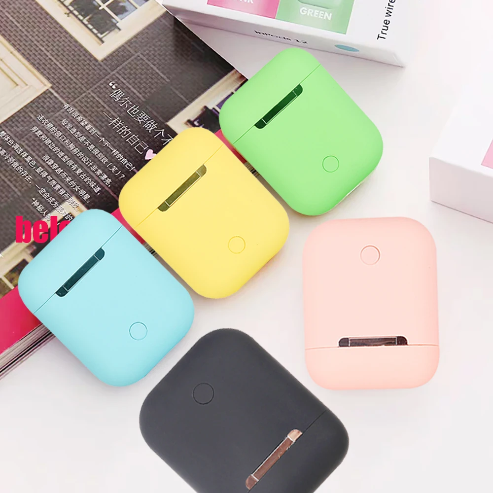 Mgoman Новое поступление Macaron Inpods12 TWS беспроводные наушники для быстрой зарядки с коробкой наушники Bluetooth 5,0 гарнитура PK i17s