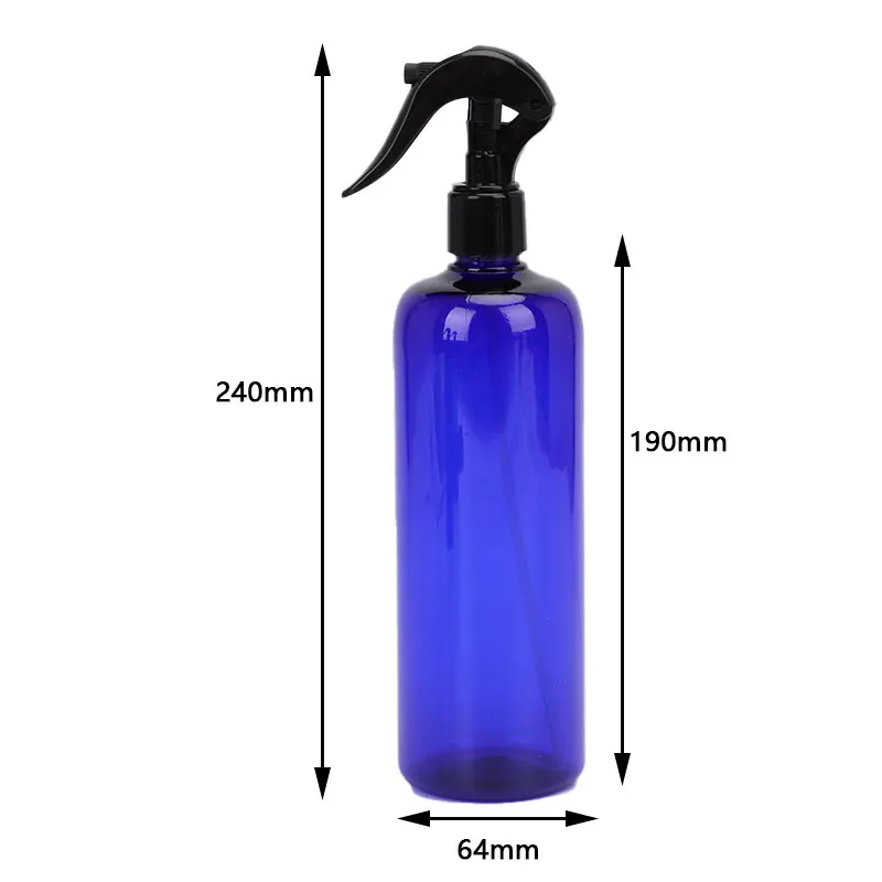 

1 Pcs 500ml Spray Bottles Sub-bottling Plastic Multicolor Refillable Bottle Empty Container Flip-top Dispensing Skin Care Tool