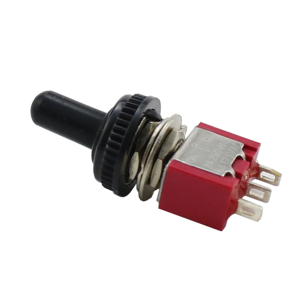 5 шт./10 шт. 6 мм кнопочный переключатель красный быстрое двухстороннее сброс с