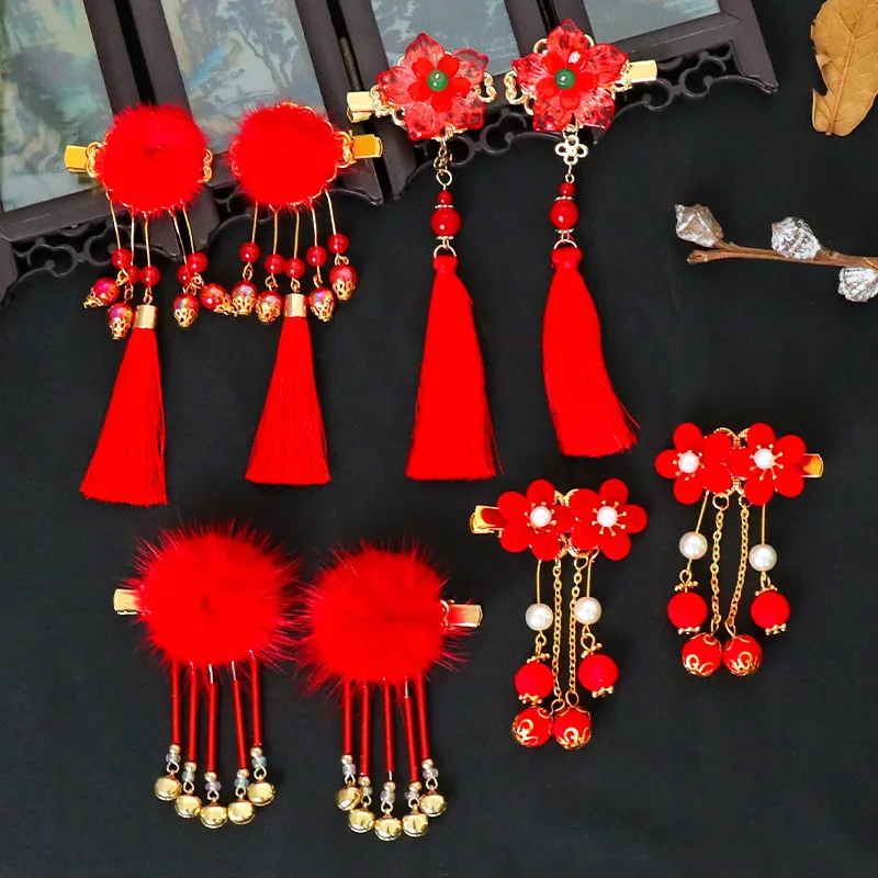 Китайские классические заколки Hanfu для китайского Нового года детские волос с