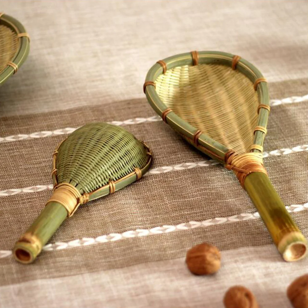 

1PC Heat Resistant Colander Cooking Spoon Mixing Spoon Bamboo Utensil for Kitchen Restaurant Home (Size)