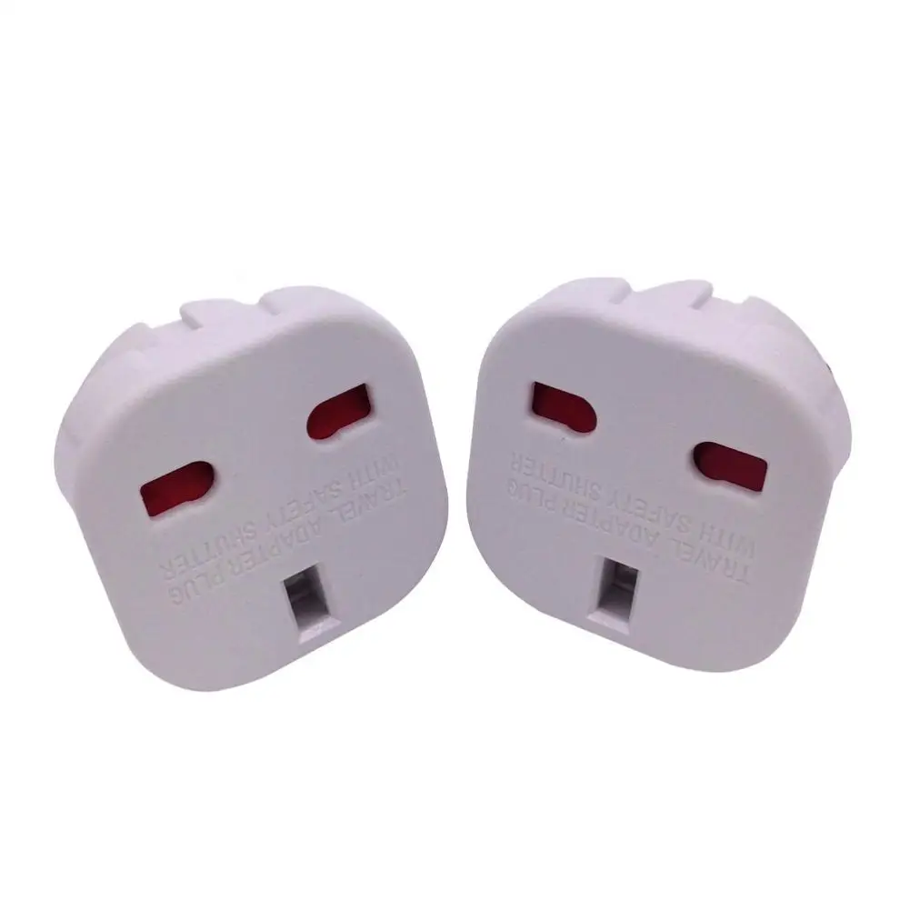 UK To EU Euro Europe European Travel Adaptor Plug 2 Pin Adapter CE Approved |