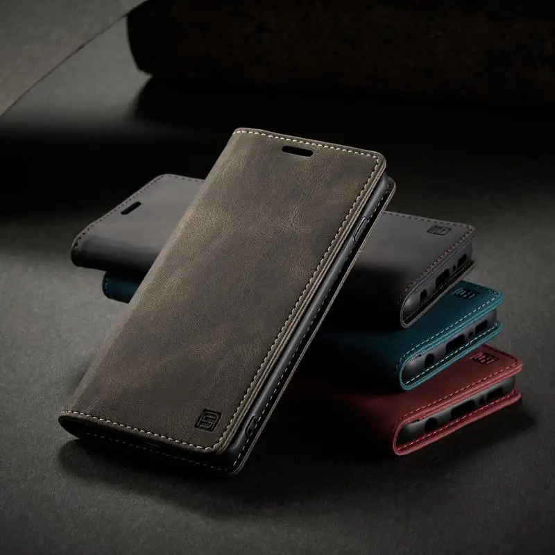 Магнитный чехол-книжка для Samsung Galaxy A52s кожаный чехол A52 | Мобильные телефоны и