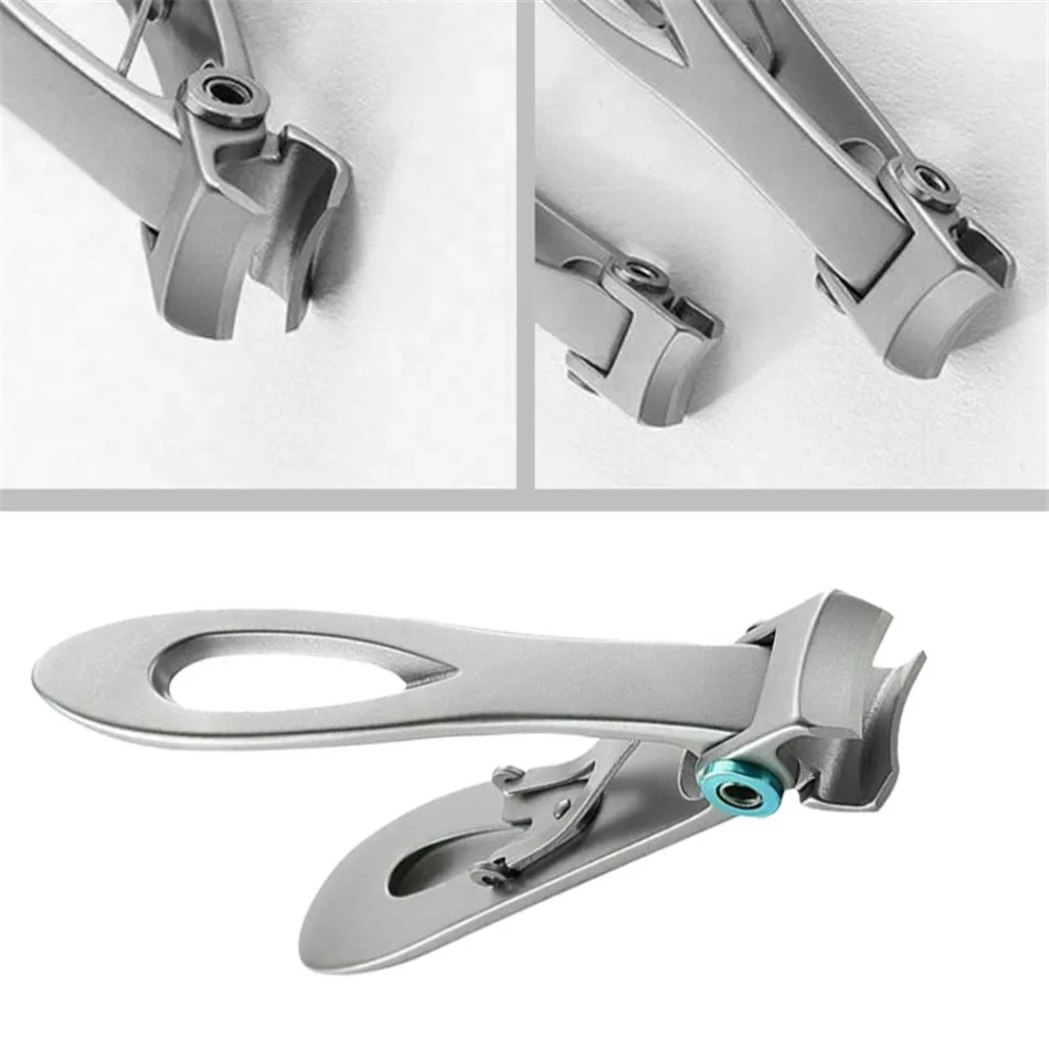 

Nail Clippers Stainless Steel Nail Cutter Toenail Fingernail Manicure Trimmer Toenail Clippers for Thick Nails Professional New