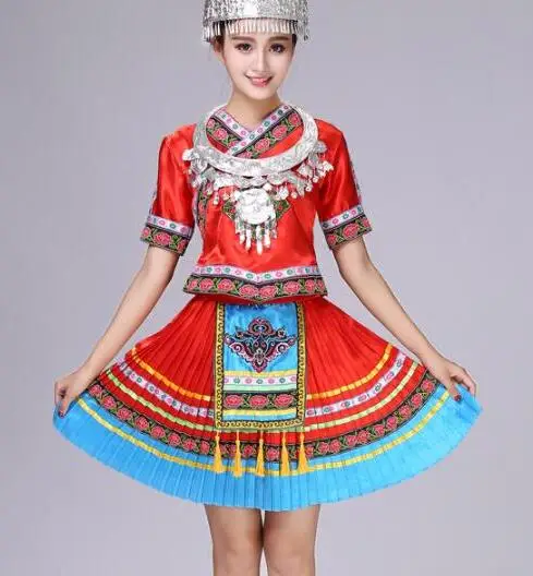 

Женское китайское танцевальное платье Miao