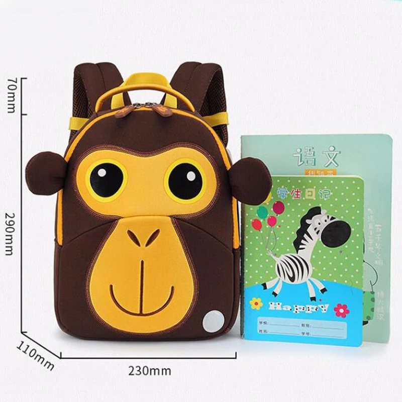 New Fashion Children School Bags for Girls Boy 3D Elephant Design Student School Backpack Kids Bag Tourism Rucksack