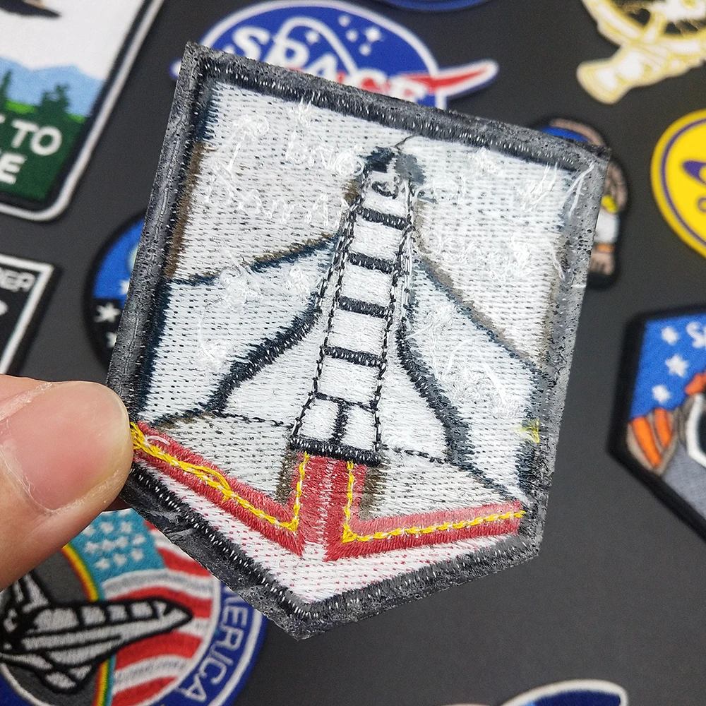 Нашивки для одежды в стиле панк с вышивкой наклейки сделай сам на одежду футболку