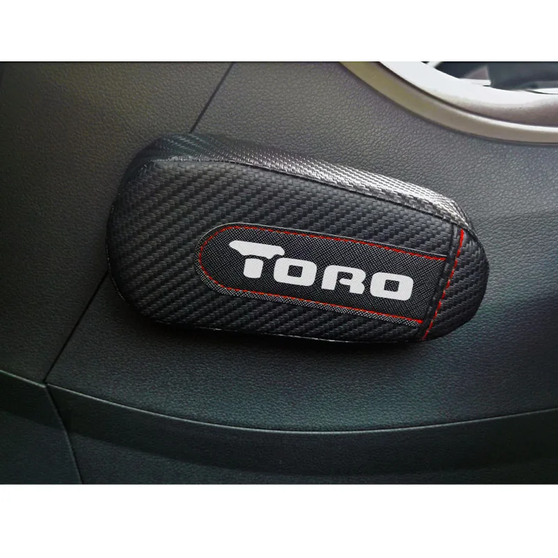Car Styling for Fiat Toro 1pc Carbon Fiber Leather Leg Cushion Knee Pad Armrest Interior Accessories | Автомобили и мотоциклы