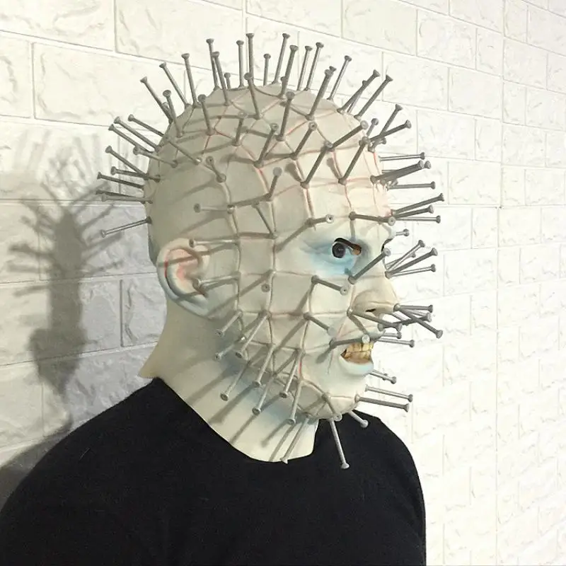 Hellraiser Pinhead маска ужаса вечерние карнавальные маскары голова гвоздь человек фильм
